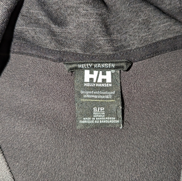 Helly Hansen Graphic Fleece Jacket Grey Women's Small - Picture 6 of 8